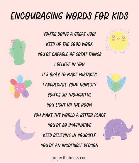 77 Encouraging Words For Kids: Uplift and Inspire