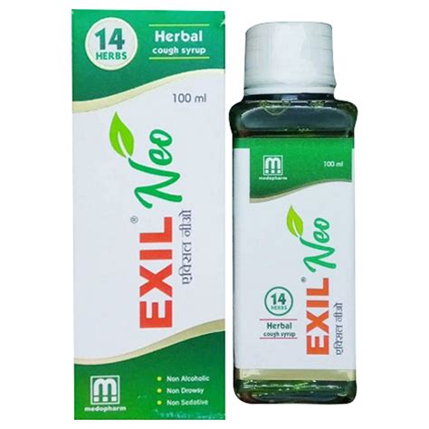 Buy Exil Neo Cough Syrup, 100 ml | 19 Minutes Delivery | Apollo Pharmacy