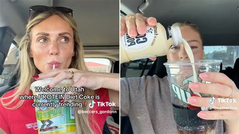 Viral protein Diet Coke trend takes over TikTok: 'It exceeded my ...