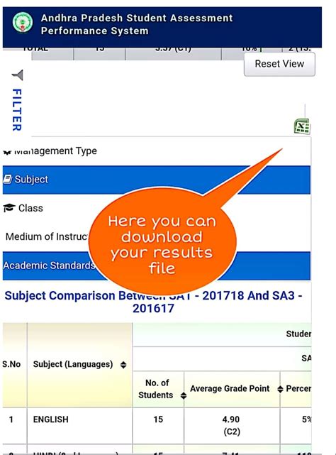 How to get School wise SA1 Marks Class 8th/9th in CSE Web portal at ...