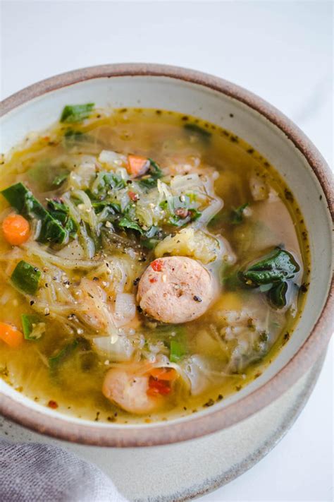 Spaghetti Squash Soup with Sausage – Salted Plains