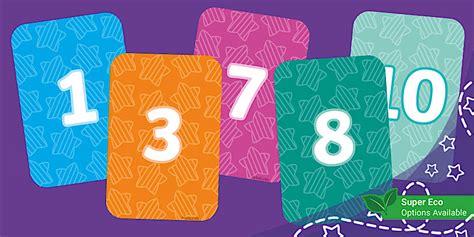 👉 Number Cards 0 - 10 (Ages 4 - 6)