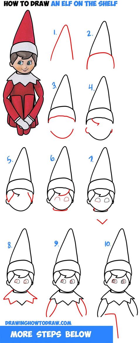 christmas drawing tutorial