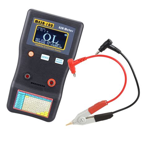 Buy Capacitance Meter, Lebenami MESR-100 ESR Capacitor Tester Ohm Meter ...
