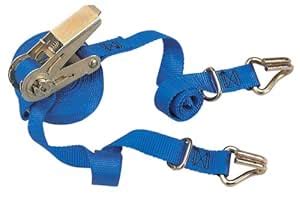 Security Chain Company CC1120 20' Blue 1" Polyester Web Strap Ratchet ...