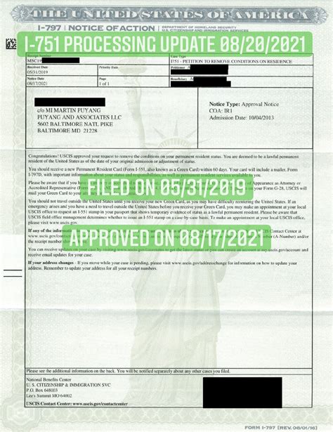 I-751 Processing updates - Puyang & Wu, LLC
