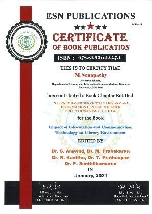 Awards and Honours – Dr.M.Senapathy