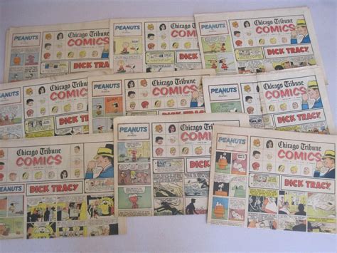 Vintage Chicago Tribune Comic Strip Newspaper magazine 1961-1967 ...