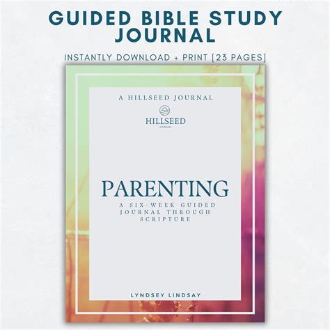 Parenting Bible Study Journal, 6-week Christian Parenting Guide, What ...