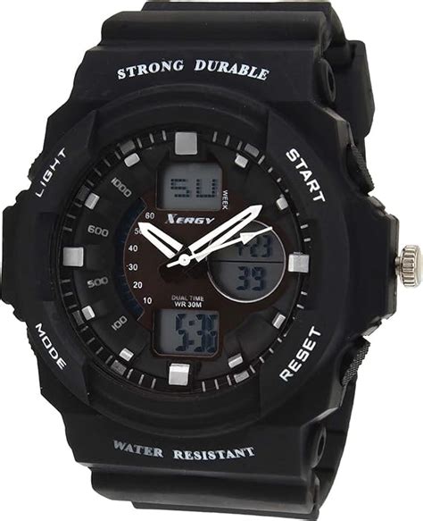 XERGY Analogue-Digital Black Dial Men's Watch - Es0020 : Amazon.in: Fashion