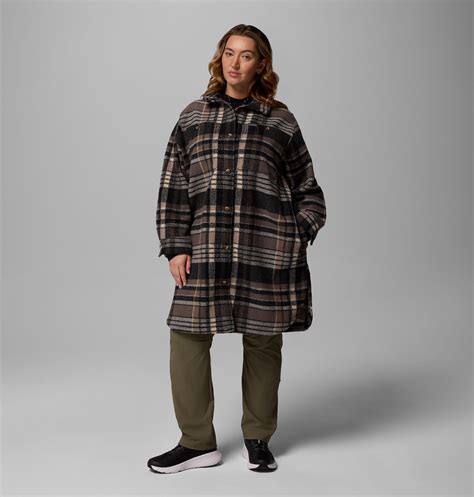 Women's Wildest Venture Long Fleece Coat - Plus Size | Columbia