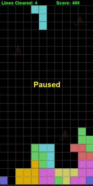 Image result for Java Tetris Game Netbens