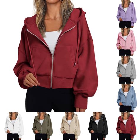 Ashirexll Zip up Hoodie Women, Hoodies for Women, Ladies' Plus Size ...