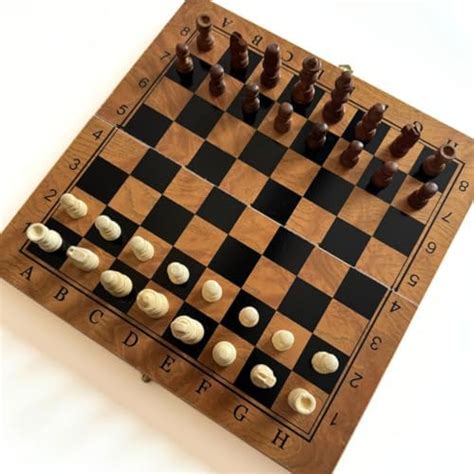 Buy Tennex Wooden Chess Board 3-in-1 Chess-Checkers-Backgammon T 555 ...