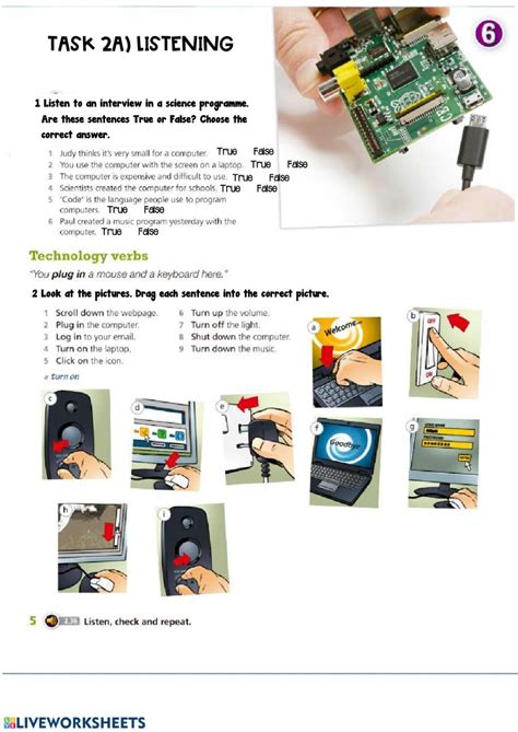 Technology Vocabulary Worksheet 的图像结果