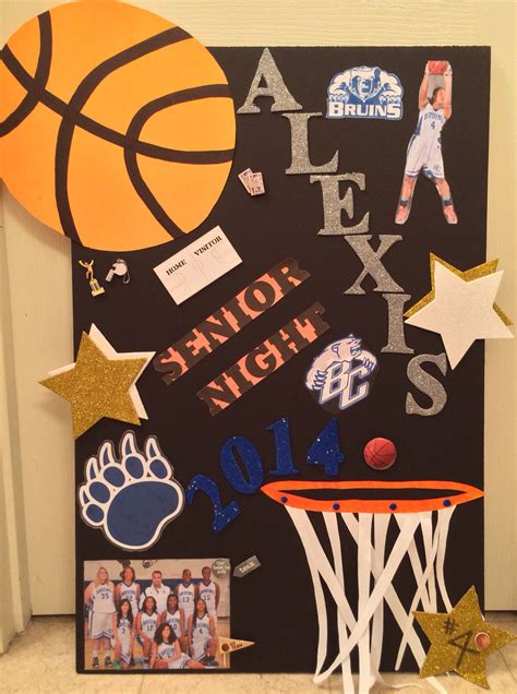 Basketball Poster Ideas For Senior Night - Modern Poster Layouts