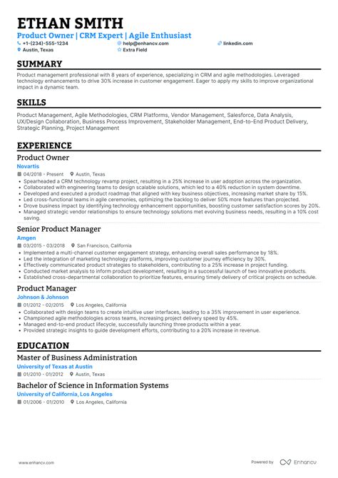 Business Owner Resume 的图像结果