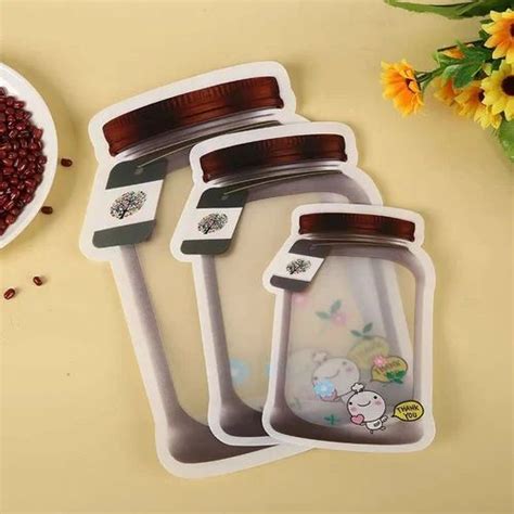 Other Pouches & Bags - Jar Shaped Pouches With Zipper Trader ...