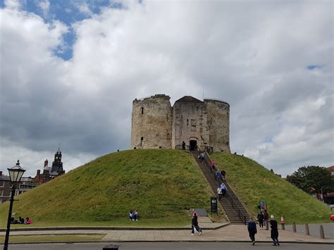 Clifford's Tower, York, pretty much all that remains of York Castle ...