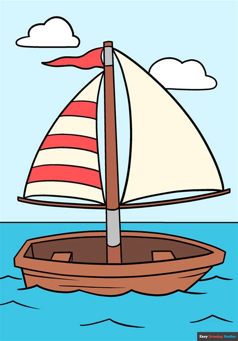 How To Draw A Boat Preschool at Malik Keck blog