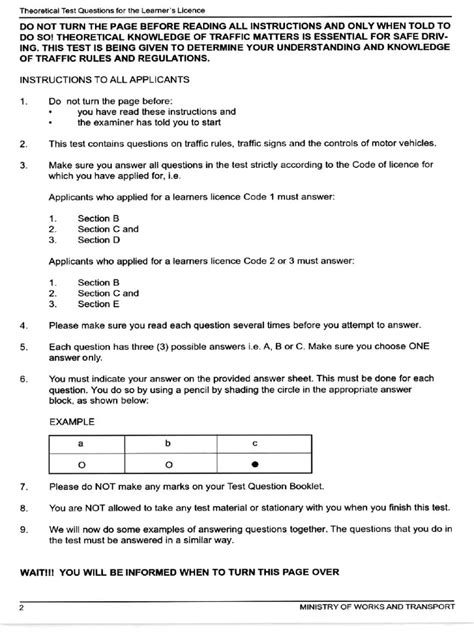 Tutorial for Learner Licence Test 的图像结果