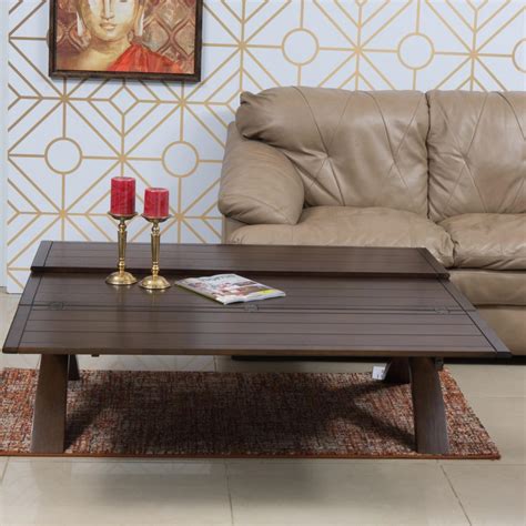Buy Tome Coffee Table - Brown from Home Centre at just INR 38250.0