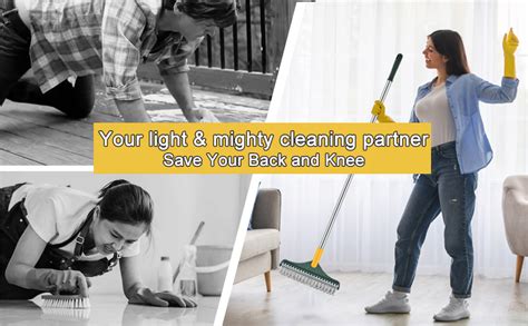 CUISINART 2-in-1 Bathroom Cleaning Brush With Wiper - Plastic Tile and ...