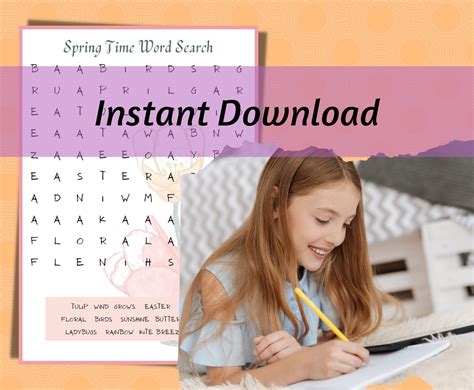Image result for Spring Time Puzzles Printable