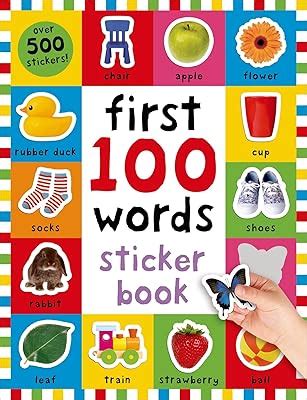 First 100 Stickers: Words: Over 500 Stickers India | Ubuy