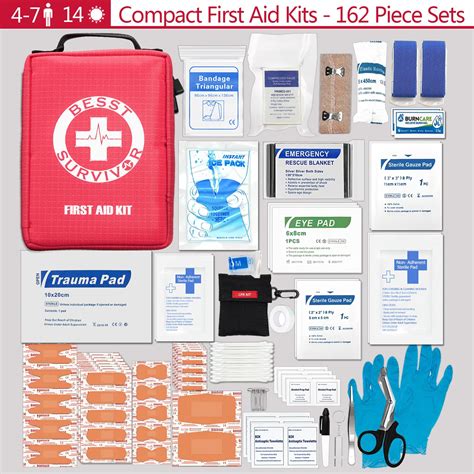 Snapklik.com : Besst Survivor Compact First Aid Kit - Upgrade Labelled ...