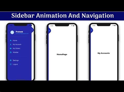 Image result for Sidebar Flutter