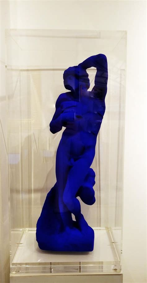 Yves Klein - Yves Klein Dying Slave After Michelangelo IKB Sculpture ...