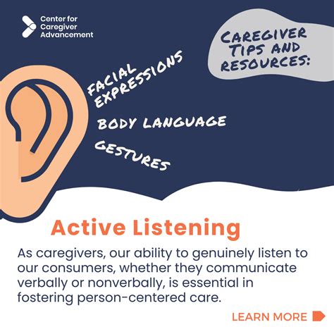 Reflective Listening - Center for Caregiver Advancement