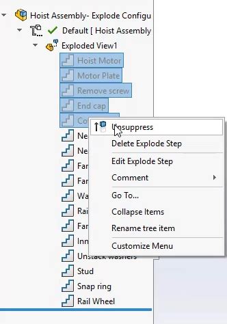 Edit Exploded-View SolidWorks 的图像结果