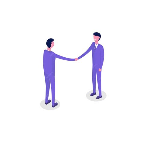 Business people isometric characters, colleague. teamwork and ...