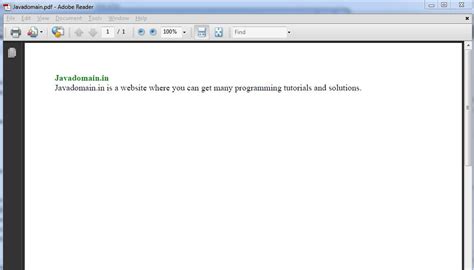 Creating an Advanced PDF Report with iText in Java 的图像结果