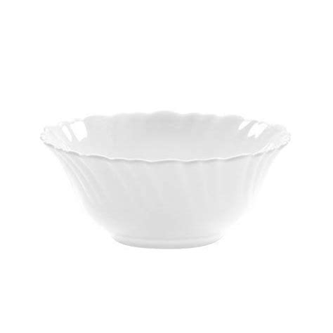 Borosil Larah Opal Glass Solid Bowl - 185 ml, Set of 6, White : Amazon ...