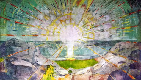 Museu De Reproduções De Arte O Sol, 1909 por Edvard Munch (1863-1944 ...