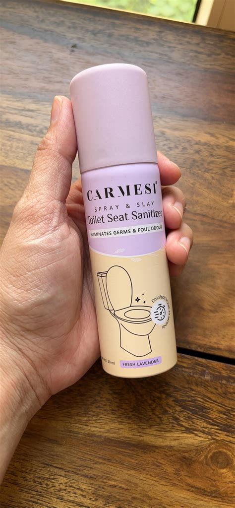 Carmesi Toilet Seat Sanitizer | Kills 99.9% Germs & Eliminates Foul ...