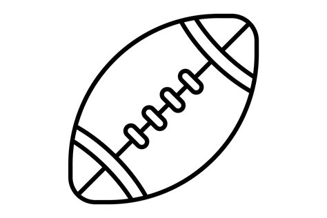 Football Ball Outline at Peter Kimmons blog
