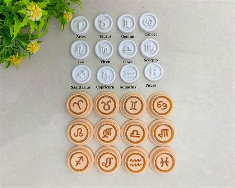 Zodiac signs clay cutters, Astrological symbols cutters for polymer cl ...