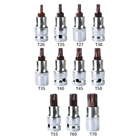 เครื่องมือ Torx bit 6 point (หัวแฉกดาว) Bit size 6.35 mm ., Tip size torx T5 ., Length over all 50 m