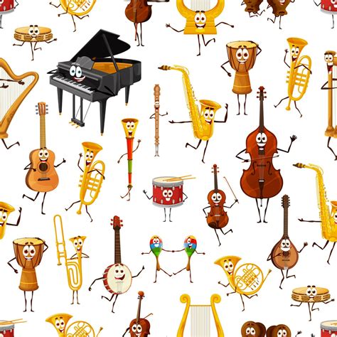 Musical Instrument Cartoon 的图像结果