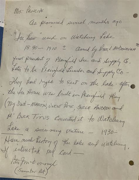 Ice Harvesting — Watchung History