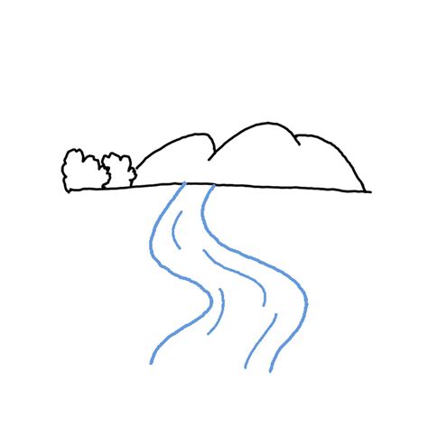 Simple Creek Drawing