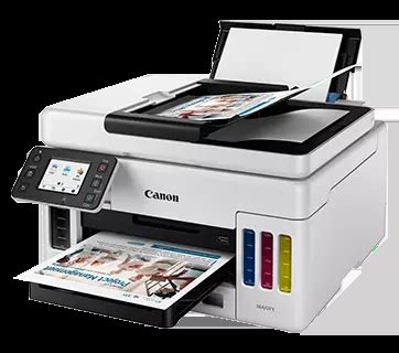 Buy Canon MAXIFY GX6070 MF Ink Mega Tank Color A4 Printer Duplex ADF ...