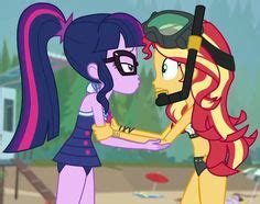 140 Sunset Shimmer & Sci-Twi (Beach Outfit) ideas | sunset shimmer, my ...