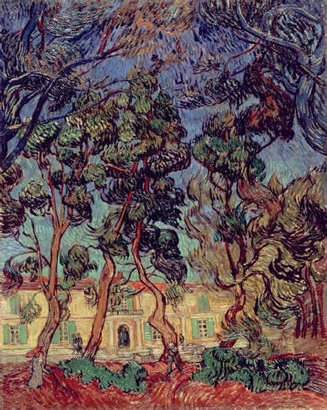 Van Gogh - Trees in the Garden of Saint Paul Hospital - Canvas Prints ...