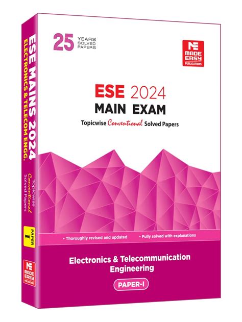 ESE 2024 Mains Examination: Electronics and Telecommunication ...