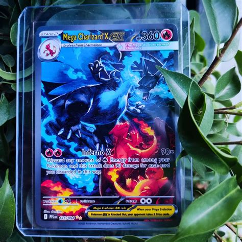 Charizard Proxy Card | Phantasmal Flames Mega Charizard X Art | Fan ...